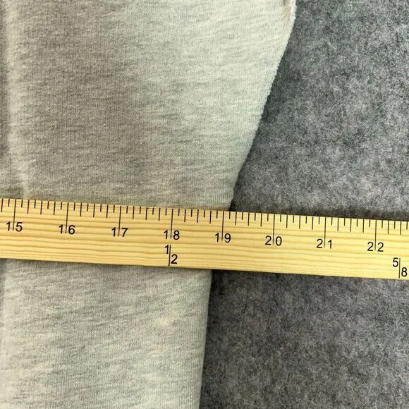 Justin Bieber Women Sweatshirt 6 Gray H&M Cut Off Long Crew Neck Concert Purpose - Picture 11 of 11